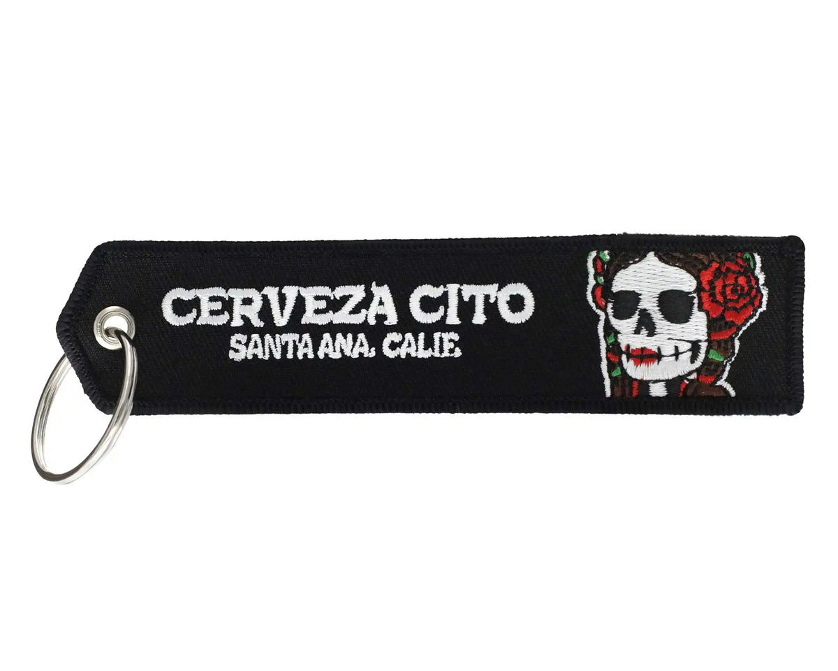 Los Tios Embroidered Key Tag