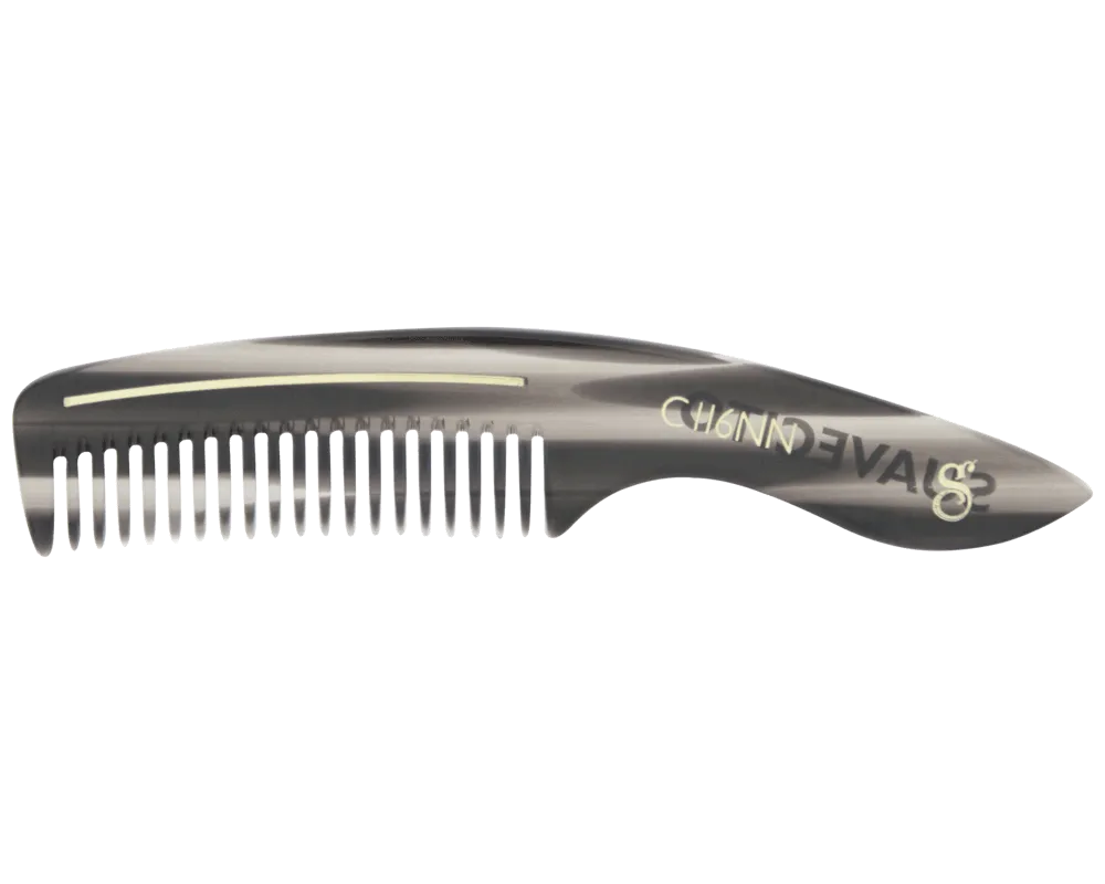 Deluxe Handle Beard Comb - Black