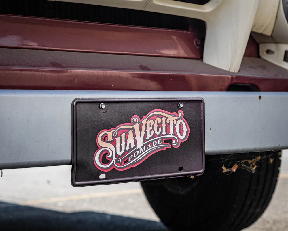 License Plate - Embossed OG Script