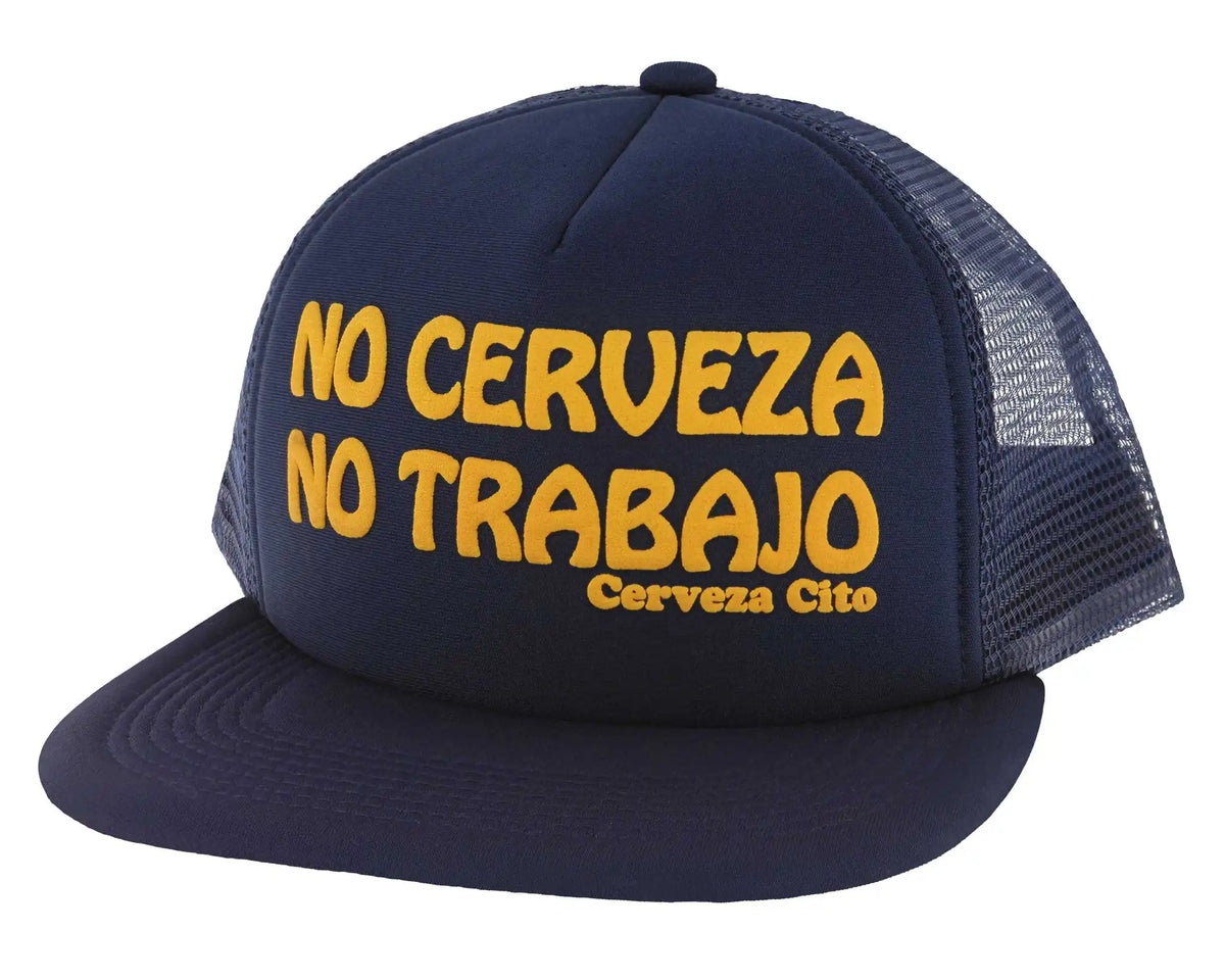 No Cerveza Puff Print Hat
