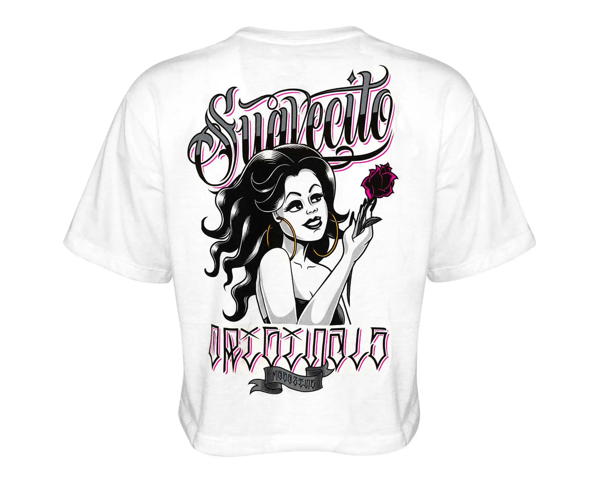 Rose Ruca Cropped Tee